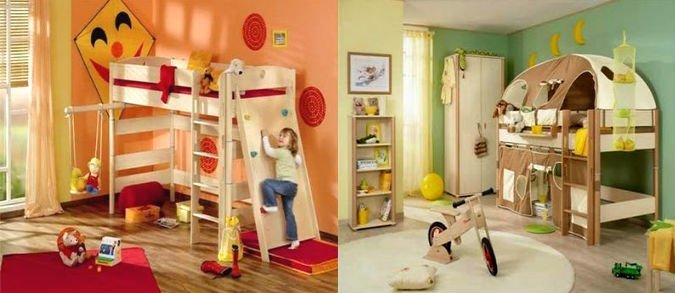 интерьер детской комнаты для детей