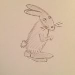 Этап 4 рисования зайца
