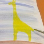 Этап 4 рисования жирафа