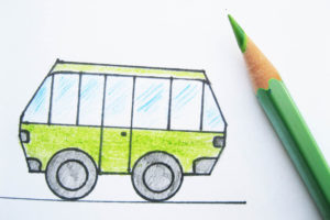 рисунок автобуса