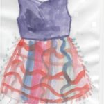 Платье с бахромой